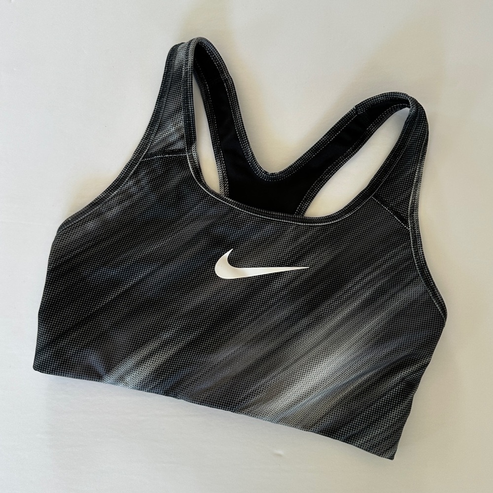 Nike Sports bra Black and White retired print S